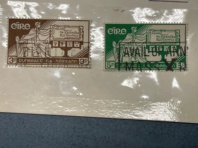 EIRE IRELAND # 169 170 Constitution 1958 USED - Image 1 of 2