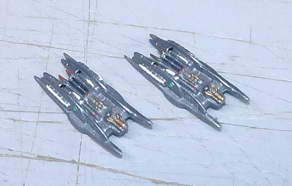 BATTLESTAR GALACTICA THE GAME CYLON HEAVY RAIDER SET #3 (FFG, PLASTIC, PAINTED) - Image 1 of 4