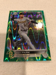 HOY PARK RC 2022 TOPPS CHROME SONIC GREEN RAYWAVE REFRACTOR NO. 32 36/99 - Picture 1 of 2