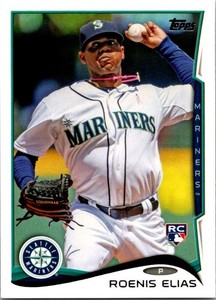 2014 Topps Update Roenis Elias  US-220 Seattle Mariners