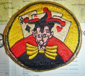 Flight Patch - USAAF - Jokers In the Hole - 570th Bomb Squadron - WWII - D.004 - Picture 1 of 2