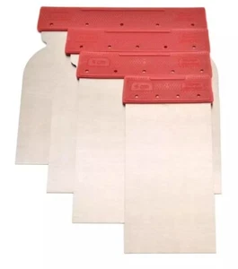 SPREADERS for FILLER 4x ALUMINIUM RED HANDLE Steel Metal Set 4 SIZE KIT - Picture 1 of 9