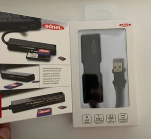 ednet USB 3.0 Multi card reader - Afbeelding 1 van 1