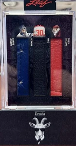 2020-21 Leaf Superlative Stacking the Pads Game Used #1/3 OSGOOD VERNON JOSEPH - Picture 1 of 3