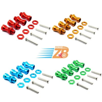 Extensor hexagonal de rueda de radiocontrol de 12 mm a 17 mm para 1/10 Losi Ten Baja Rey Rock Rey Tenacity Foto 1 de 4