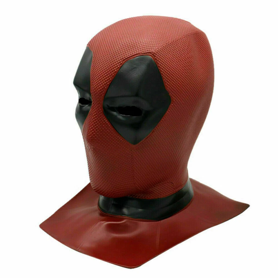 Halloween Game Mask Latex Full Head Cosplay Party Clown Black Panther Deadpool - Image 1 of 1