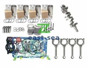 New Overhaul Rebuild Kit+Crankshaft+4pcs Connecting Rod For Yanmar 4TNE88 Engine - Picture 1 of 9