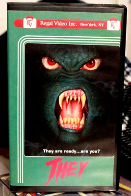 THEY VHS 1985 Regal Video Aka Invasion From Inner Earth 1974 Horror GD - Image 1 of 3