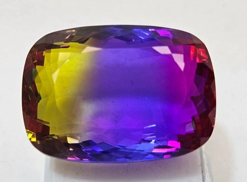 Tourmaline Bi-Colour Cushion Cut 84+ Ct Natural Loose EGL Certified Gemstone - Image 1 of 4