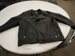Schwarze Damen-Lederjacke der Marke Buffalo Größe 2X - Bild 1 von 9