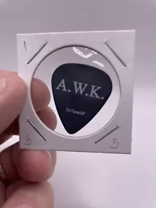 A.W.K . Andrew W.K. Guitar Pick Rock Band Concert World Tour Jimmy Coup Metal - Picture 1 of 2