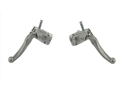 Juego de palancas de freno de aleación para bicicleta BMX de la vieja escuela CHROME MX de colección Cruiser Cycling Foto 1 de 1