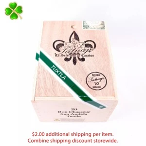 Caja de cigarros de madera vacía Tatuaje San Andrés Bon Chasseur Tuxtla 6,25" x 4,75" x 3,75 - Imagen 1 de 12