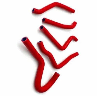 Manguera de radiador de refrigerante rojo para Kawasaki KX250 KX 250 1990-1993 1991 1992 1993 Foto 1 de 4