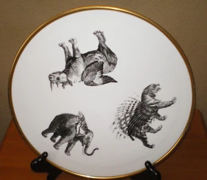 Vintage Artist Mauricio Ortiz SURREALIST SURREALISM Art Plate ~ Hybrid Animalia - Picture 1 of 8