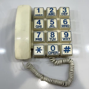 Vintage Webcor Reißverschluss Jumbo große quadratische Tasten Telefon Schreibtisch Wand 767SW - Bild 1 von 5