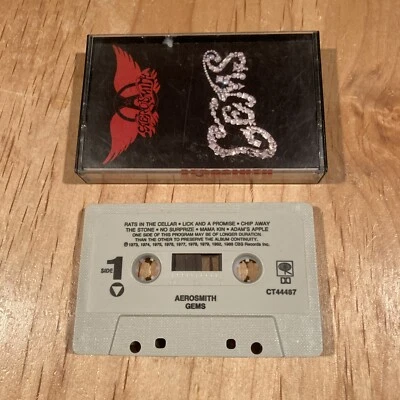 Aerosmith - Gems CASSETTE TAPE 80s US issue joe perry steven tyler metallica - Image 1 of 4