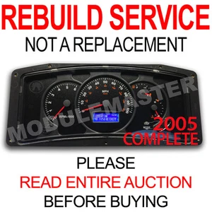 Rebuild Repair for 00 01 02 03 04 05 Workhorse Actia Cluster Odometer LCD Gauge - Picture 1 of 2