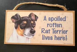 Rat Terrier Verwöhn Plakette - Bild 1 von 1