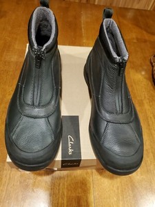 clarks mens zipper boots