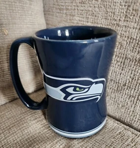 Taza de café Seattle Seahawks 2017 con licencia de la NFL marca Boelter hogar libre de humo - Imagen 1 de 4