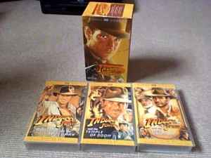 The Adventures Of Indiana Jones UK PAL VHS THX Digital VIDEO 2000 Harrison Ford - Picture 1 of 2