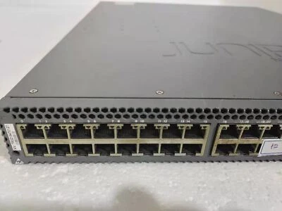 QFX5100-48T-AFO JUNIPER 48x 100/1000/10000 6x 40Gigabit QSFP+ Managed Switch AC - Image 1 of 4
