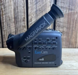 MAGNAVOX COMPACT VHS CAMCORDER SYSTEM, MODEL CVM610 UNTESTED FOR PARTS - Picture 1 of 7