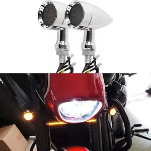 Luces de circulación de señal de giro ámbar para motocicleta Harley Sportster 1200 883 48 72 - Imagen 1 de 12