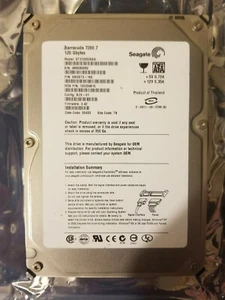 Seagate ST3120026AS PN: 9W2813-160 FW 3.42 TK SATA 3.5" 120GB HD DC 05433 - Picture 1 of 3