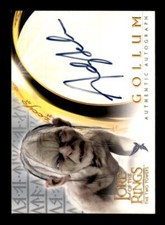 2003 Lord of the Rings Two Towers Update Auto Andy Serkis as Gollum - EXACT SCAN