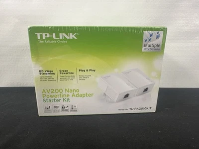 TP-Link AV200 Nano Powerline Adapter Starter Kit TL-PA2010KIT - Image 1 of 4