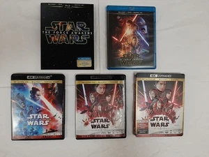 Star Wars The Last Jedi 4K No Bluray W Slipcover Lot Of 3 Info In Description - Bild 1 von 5