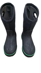 Bogs Youth Classic 4-H wasserdichte isolierte Stiefel Größe 1 schwarz & grün - Bild 1 von 7