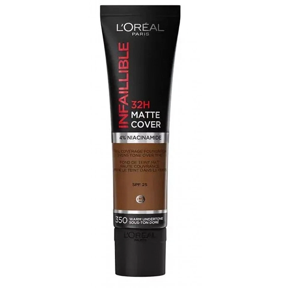 L'Oreal Infaillible 32HR Matte Cover Foundation - 350 Warm Undertone - Bild 1 von 1