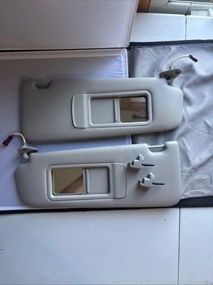 BMW E90 E91 328I 335I X1 2007-2011 vinilo derecho izquierdo gris parasol probado OEM Foto 1 de 4