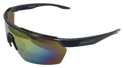 Óculos de sol Rawlings LTS esporte juvenil – armação cinza com lentes espelhadas multicoloridas - Imagem 1 de 2