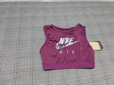Women's Nike AiR Dri Fit Size Small support Training Swoosh Bra Purple BNWT  - Image 1 of 4