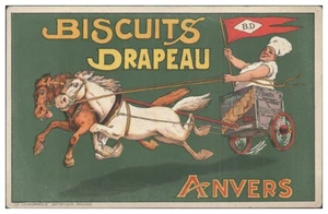 XX1090/ Bioscuits Drapeau  Anvers schöne Litho Künstler AK ca.1912 - Bild 1 von 2