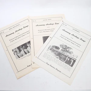 3 Harmony Heritage Songs Barbershop Sheet Music Roll Dem Bons Levee Kathleen - Picture 1 of 13