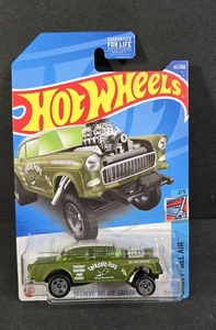 2022 HOT WHEELS 1:64 HW CHEVY BEL AIR 2/5 GREEN '55 CHEVY BEL AIR GASSER - Picture 1 of 6