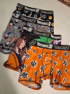 Boys 6 Dragon Ball Z  Allover Print Boxer Briefs 4 Pair NEW NEVER USED  - Picture 1 of 6