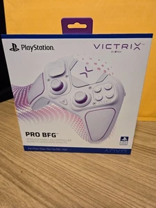 PDP Victrix Pro BFG Wireless Gaming Controller for PS5, PS4, PC, White - Picture 1 of 3