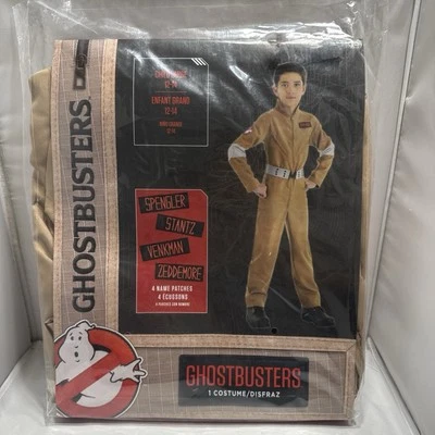 Ghostbusters Halloween Costume Cosplay Licensed Child Large Size 12-14 New - Image 1 of 2