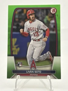 2023 Bowman - Livan Soto #46 Neon Green /399 (RC) - Picture 1 of 2