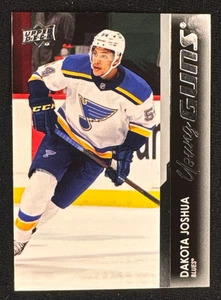 2021-22 UD Serie 1 Dakota Joshua Young Guns #204 St. Louis Blues - Imagen 1 de 2