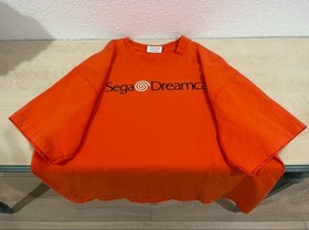 Vintage Promotional Sega Dreamcast T Shirt Orange Medium/Large Promo