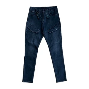 Jeans De Trabajo Negro Oscuro, Negro, Talla 33 - Foto 1 di 5