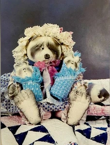 PATTERN Needle In A Haystack ~ Ma Cooney N Kin #156 ~ 17” Mountain Mama & Babies - Picture 1 of 3