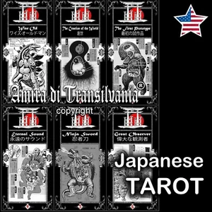 Japanese tarot rare card deck antique collection old ninja samurai japan oracle - Picture 1 of 12